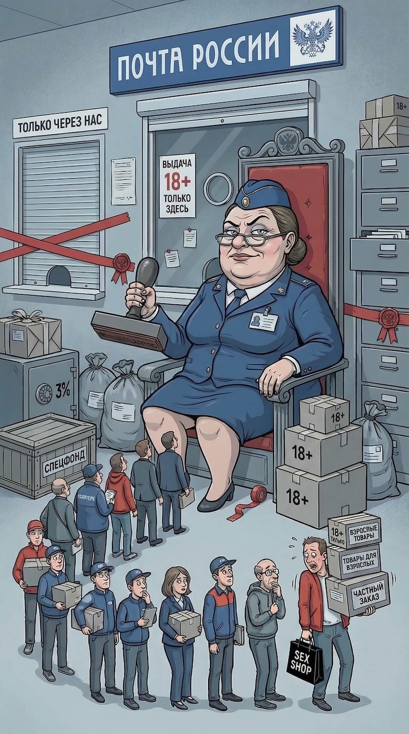 Товары из секс шопов хотят выдавать только через почту Товары из секс шопов хотят выдавать только через почту